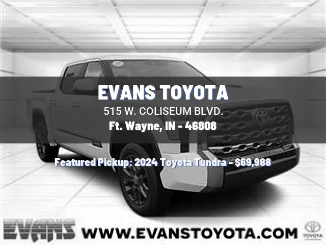 EVANS TOYOTA