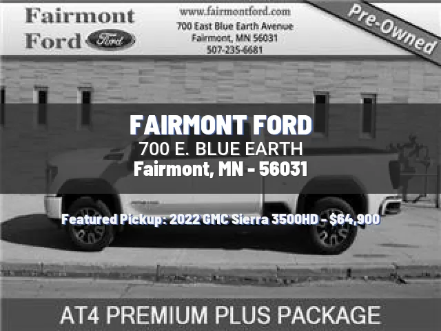 FAIRMONT FORD