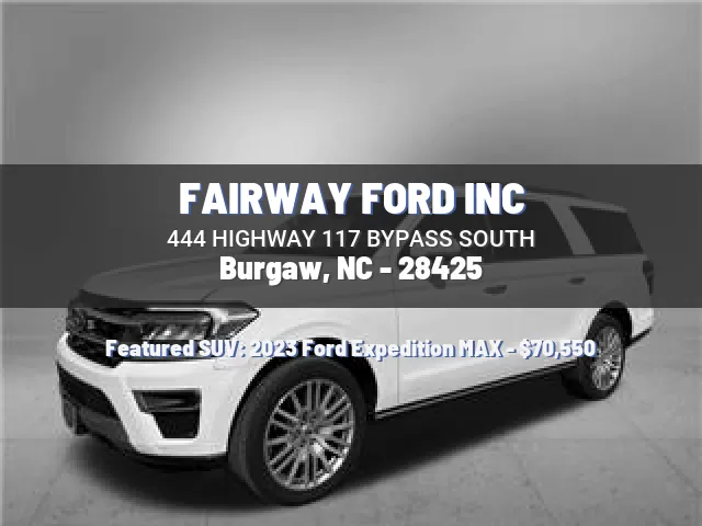 FAIRWAY FORD INC