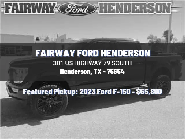 FAIRWAY FORD HENDERSON