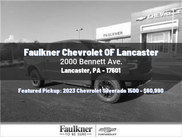 Faulkner Chevrolet OF Lancaster