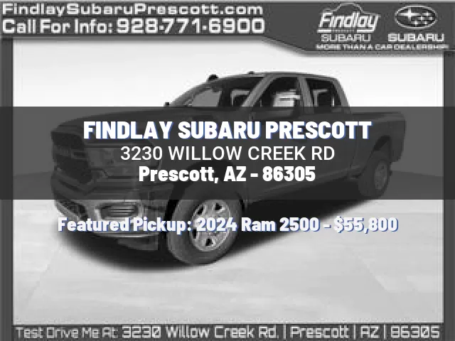 FINDLAY SUBARU PRESCOTT