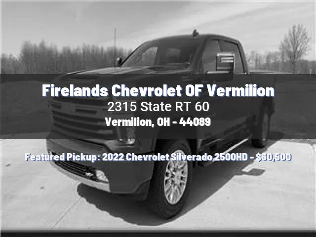 Firelands Chevrolet OF Vermilion