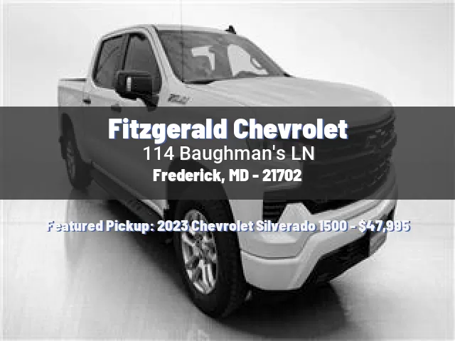 Fitzgerald Chevrolet