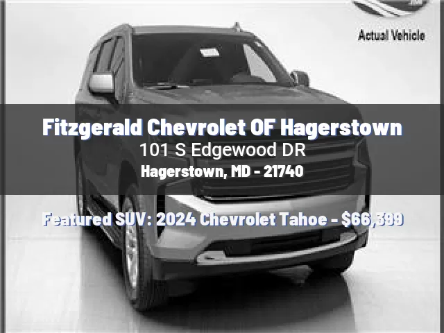 Fitzgerald Chevrolet OF Hagerstown