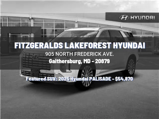 FITZGERALDS LAKEFOREST HYUNDAI