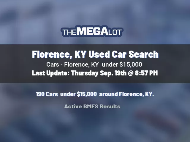 Florence, KY Used Car Search