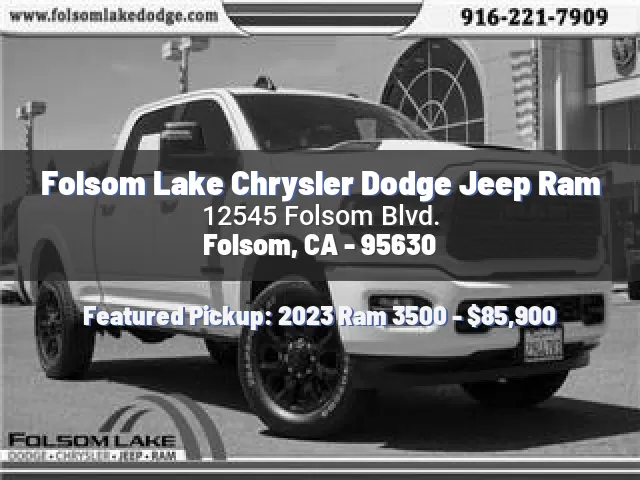 Folsom Lake Chrysler Dodge Jeep Ram