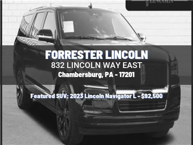 FORRESTER LINCOLN