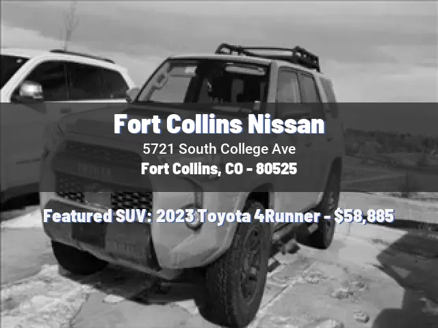 Fort Collins Nissan