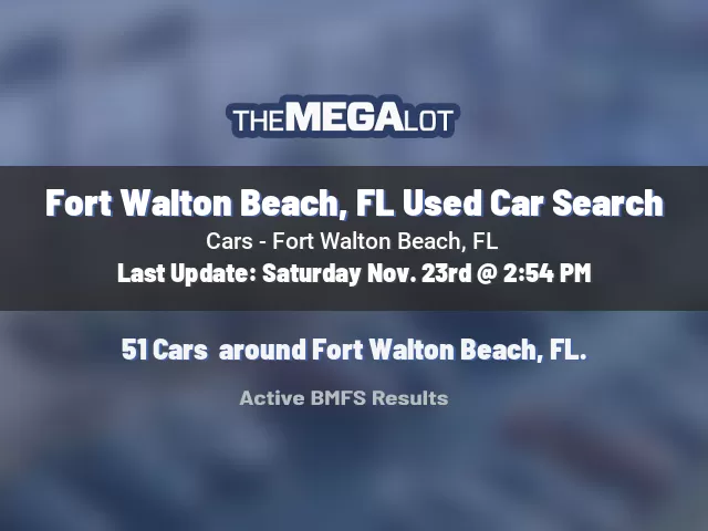 Fort Walton Beach, FL Used Car Search