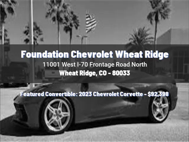 Foundation Chevrolet Wheat Ridge