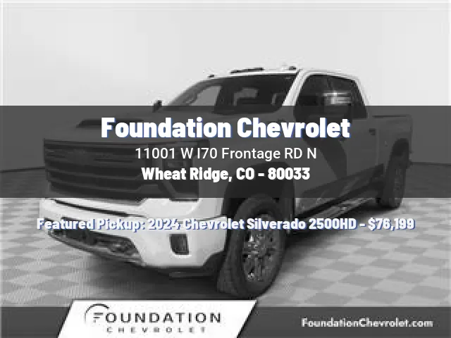 Foundation Chevrolet