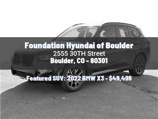 Foundation Hyundai of Boulder