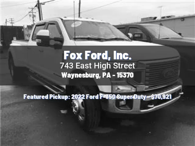 Fox Ford, Inc.