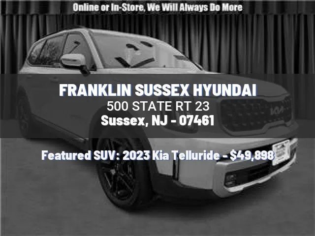 FRANKLIN SUSSEX HYUNDAI