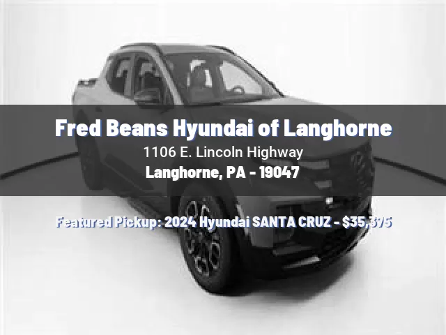 Fred Beans Hyundai of Langhorne