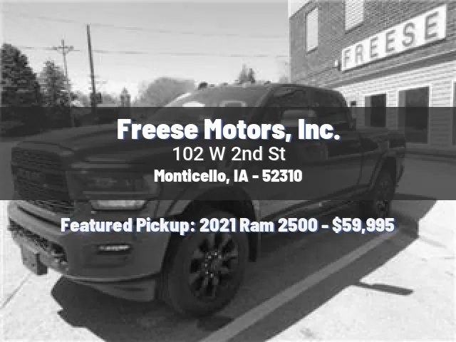 Freese Motors, Inc.