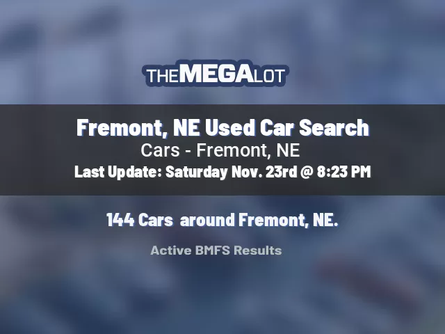 Fremont, NE Used Car Search