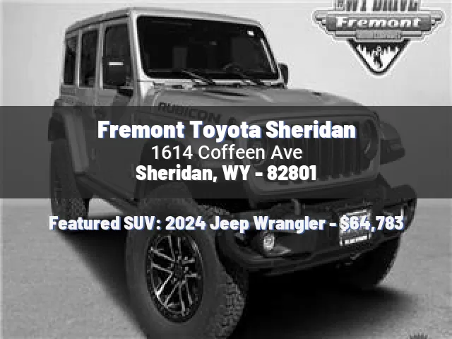 Fremont Toyota Sheridan