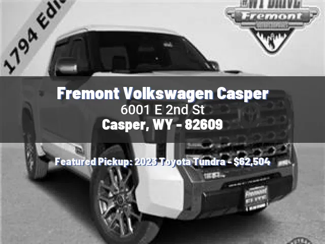 Fremont Volkswagen Casper