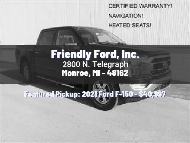 Friendly Ford, Inc.