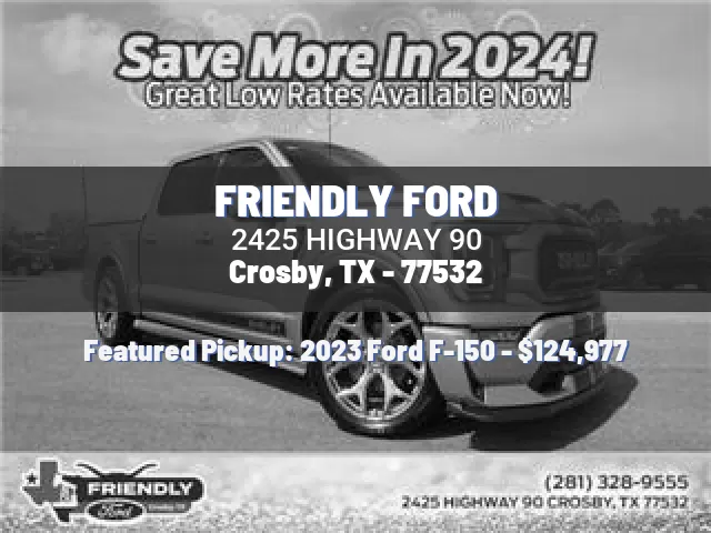 FRIENDLY FORD