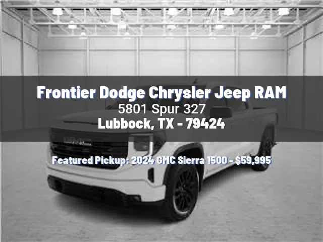 Frontier Dodge Chrysler Jeep RAM