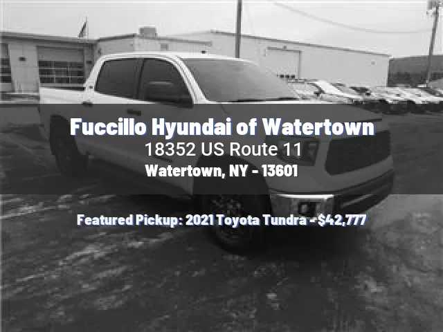 Fuccillo Hyundai of Watertown