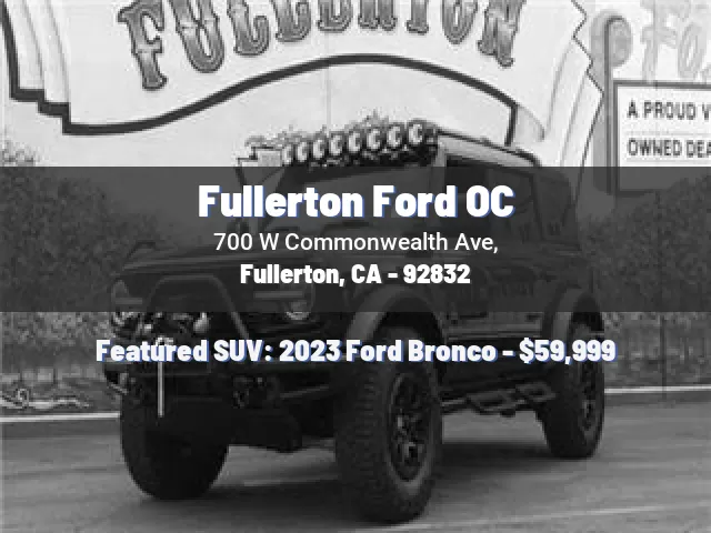 Fullerton Ford OC