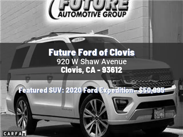 Future Ford of Clovis