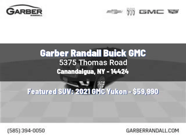 Garber Randall Buick GMC