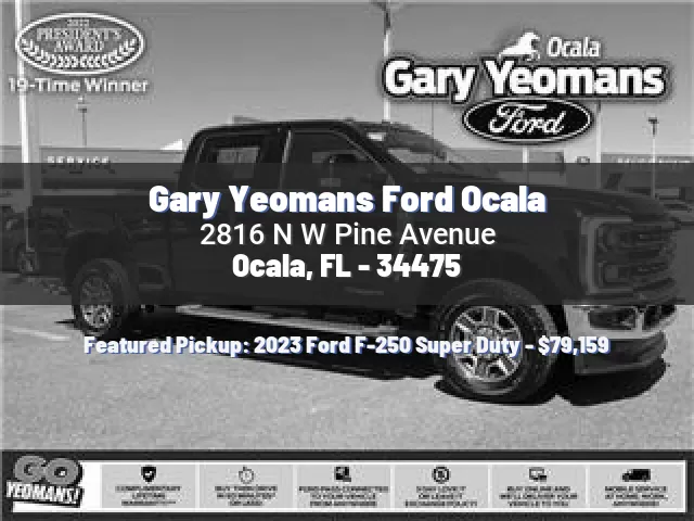 Gary Yeomans Ford Ocala