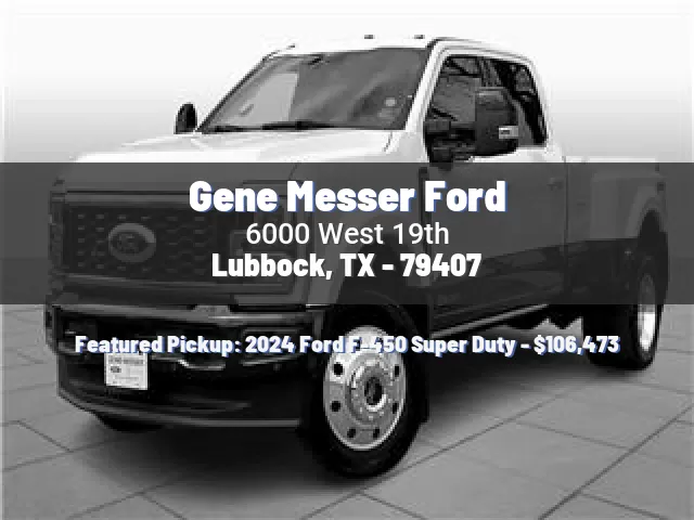 Gene Messer Ford