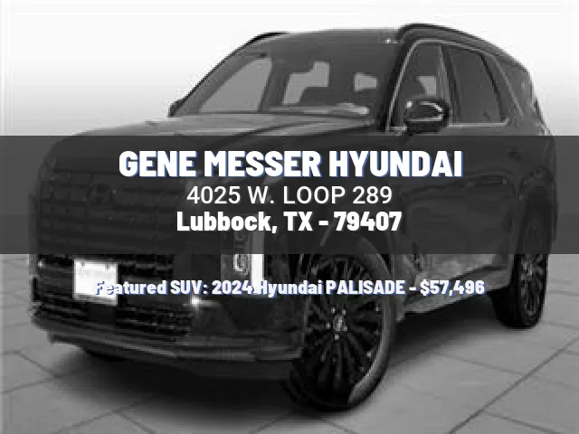 GENE MESSER HYUNDAI