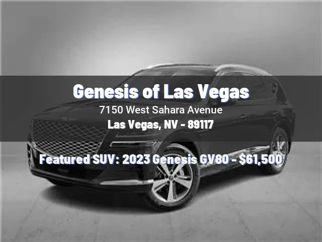 Genesis of Las Vegas