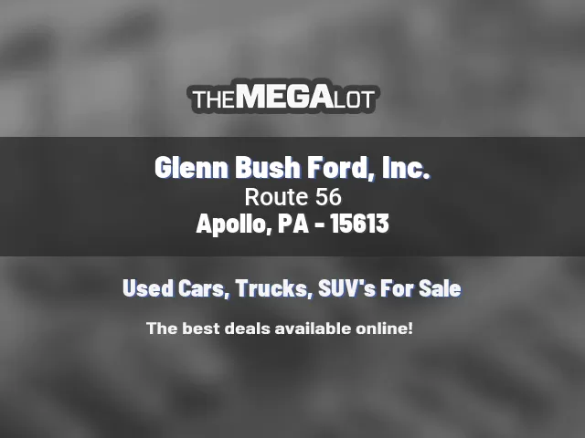 Glenn Bush Ford, Inc.