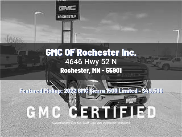 GMC OF Rochester Inc.