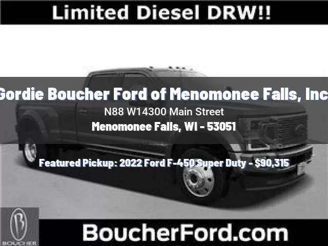 Gordie Boucher Ford of Menomonee Falls, Inc.