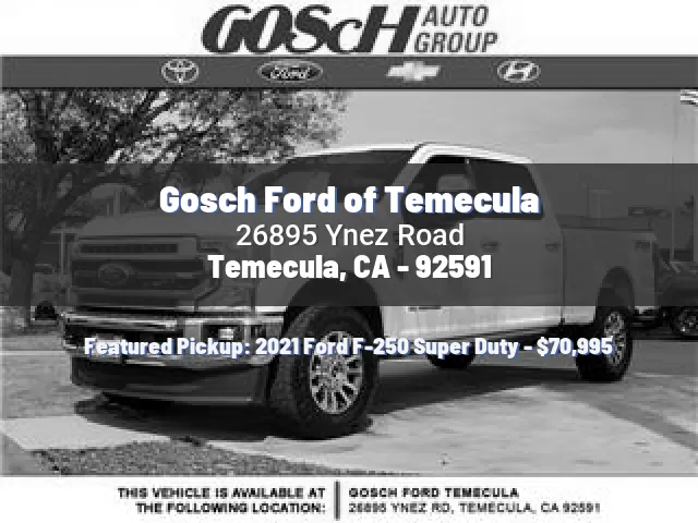 Gosch Ford of Temecula