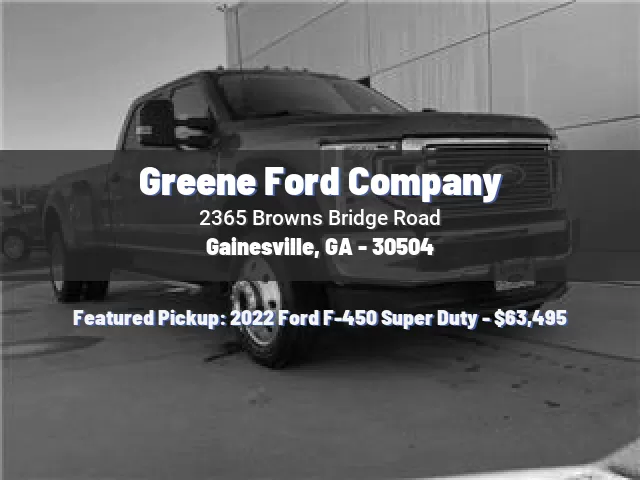 Greene Ford Company