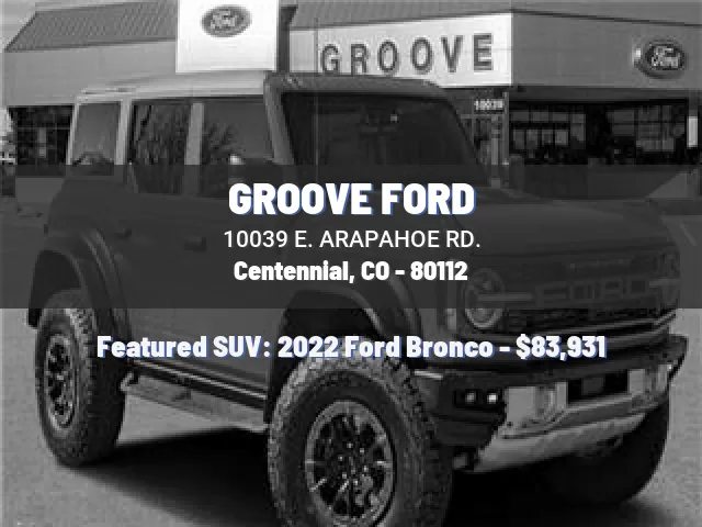 GROOVE FORD