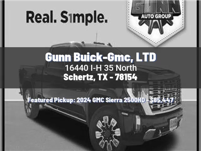 Gunn Buick-Gmc, LTD