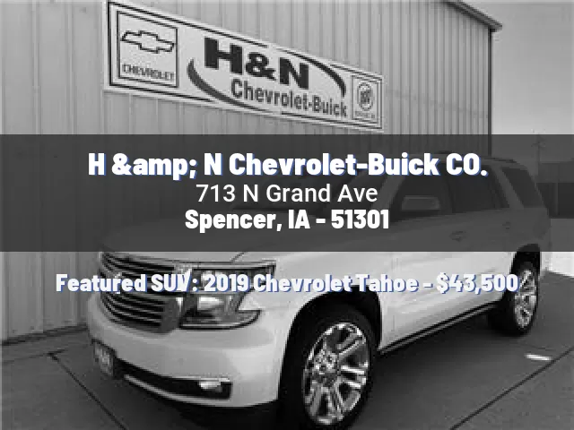 H & N Chevrolet-Buick CO.