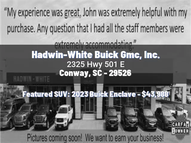 Hadwin-White Buick Gmc, Inc.