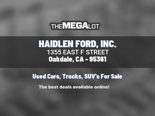 HAIDLEN FORD, INC.