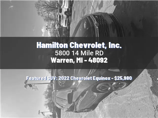 Hamilton Chevrolet, Inc.