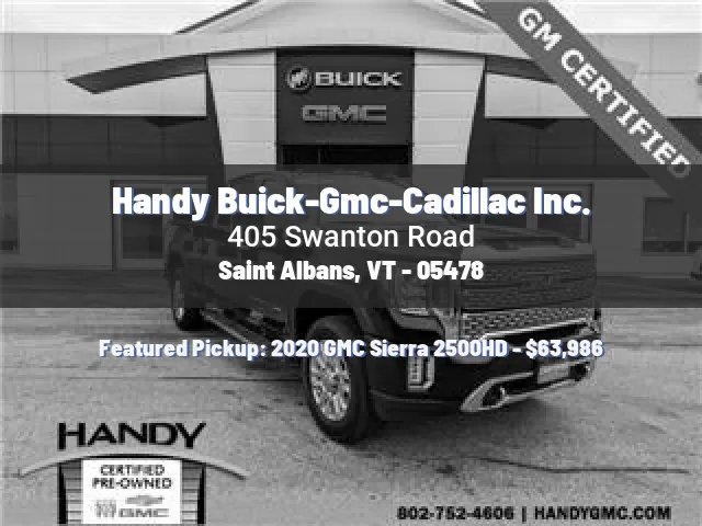 Handy Buick-Gmc-Cadillac Inc.