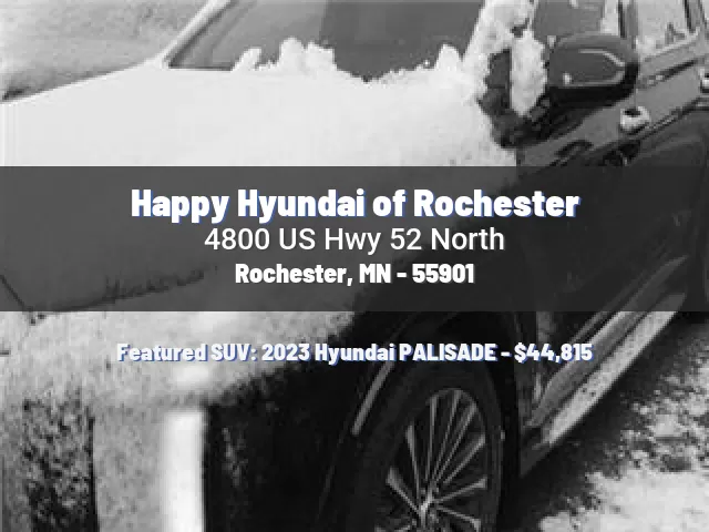 Happy Hyundai of Rochester