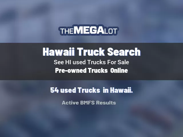 Hawaii Truck Search